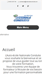 Mobile Screenshot of nationaleconduite.com